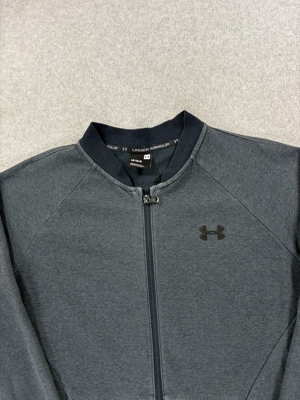 Under Armour Performance Full Zip Athletic Jacket (Men's Large) Gray gallery