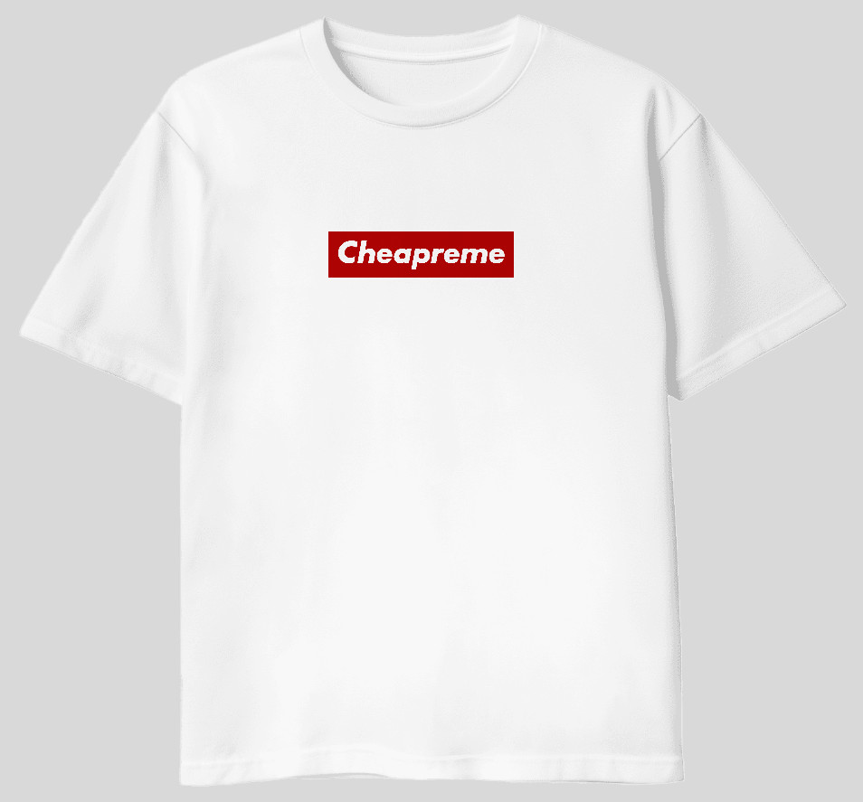 Supreme "Cheapreme" Funny Tee gallery