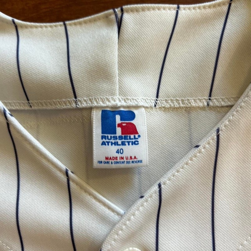 Vintage 90s Russell Athletic Minnesota Twins Baseball Jersey Diamond Pinstripe gallery