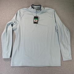Nike Golf Dri-FIT Men’s XL 1/4 Zip Pullover Long Sleeve Light Blue NWT