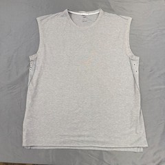Nike Yoga Dri-FIT Mens Grey Heather Sleeveless Training Top DM7823-077 Large