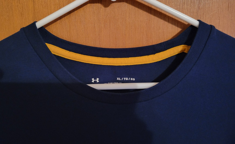 Under Armour Project Rock Men's T-Shirt Navy Blue Size XL gallery