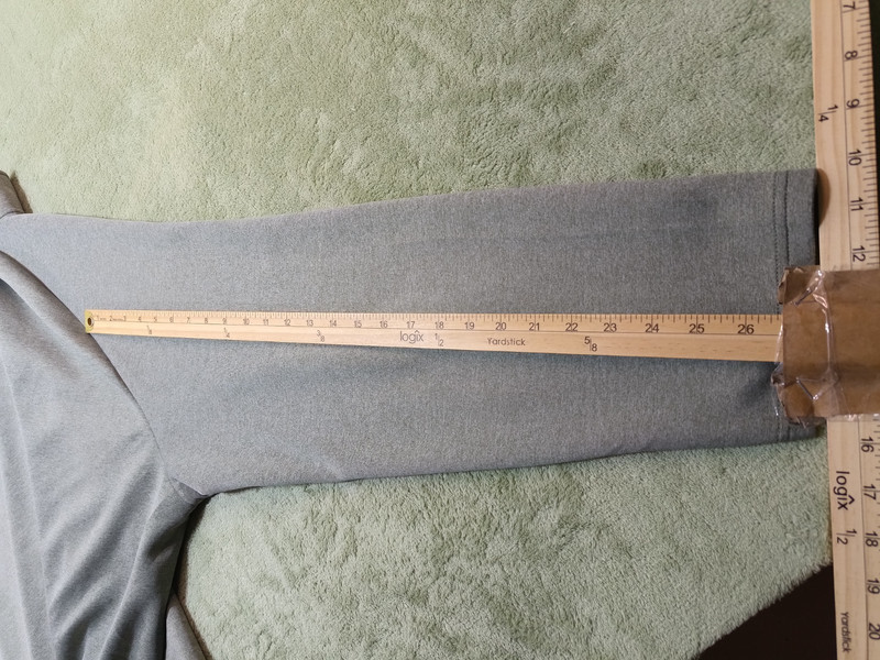 Zelos Men 4X 1/4 Zip Pullover Jacket Gray Heather Long Sleeve Big & Tall Active gallery