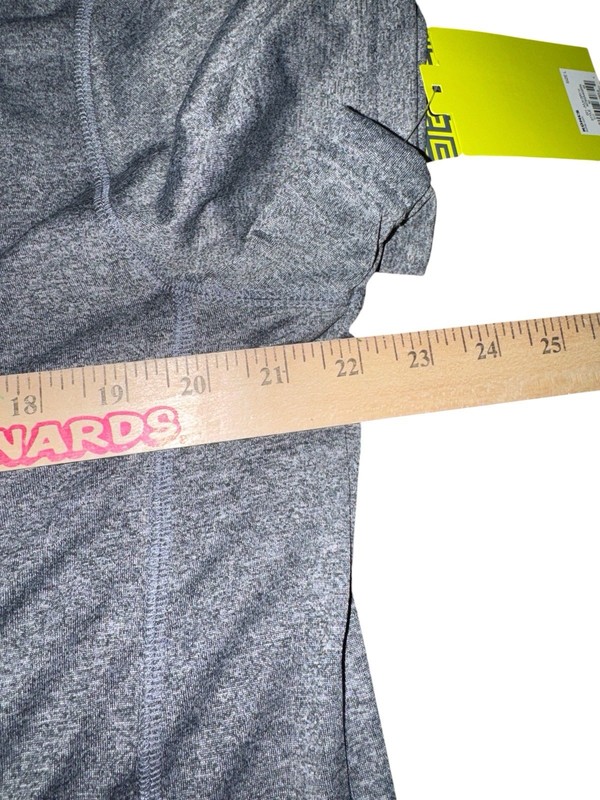 Tek Gear DryTek Shirt Mens Large Gray Heather Performance Athletic Workout NWT gallery