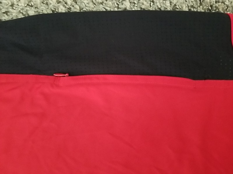 Reebok Play Dry Mens Shirt Size 2XL Red Short Sleeve Running Cycling Side Pocket gallery