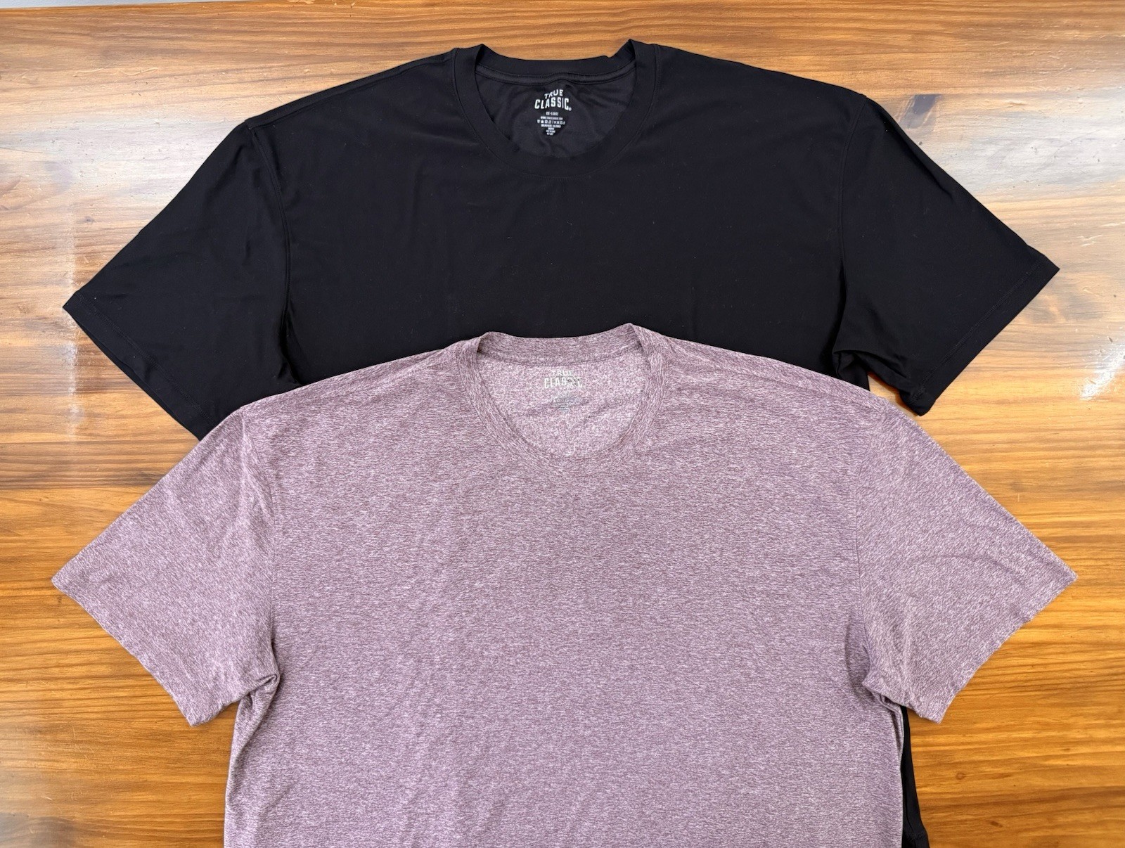 Lot of 2 True Classic ACTIVE Performance Shirts Men's 2XL Black / Red Heather gallery