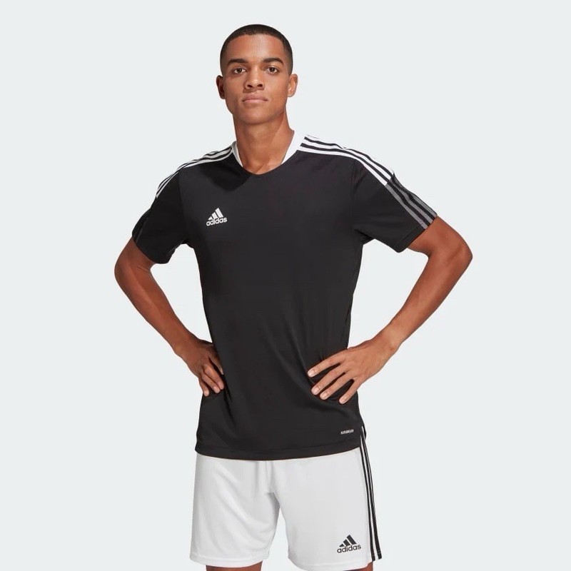 Men’s Adidas Tiro 21 Training Jersey Top - Black/White (GM7586) *Rare Classic* gallery
