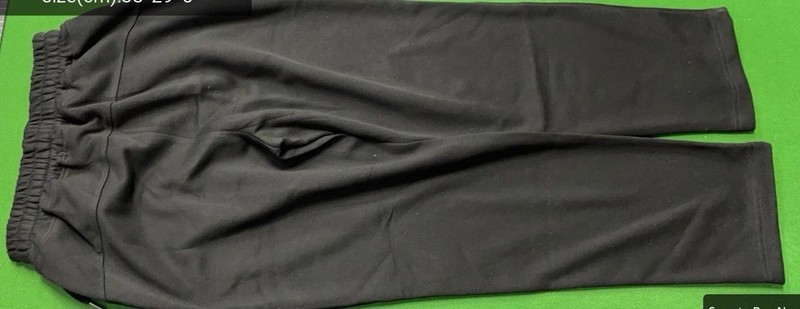 Alo Men's Black 1/4 Zip Pullover Sweatshirt Mock Neck Logo Size M gallery