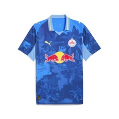 PUMA X Kidsuper Fc Red Bull Salzburg Crew Neck Short Sleeve Jersey Replica Mens