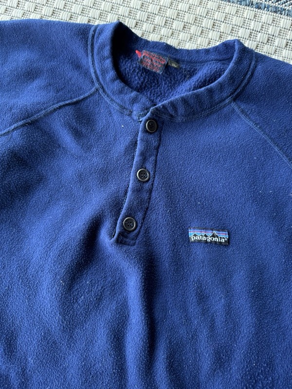 Vintage Patagonia Capilene Base layer XL navy thermal gallery