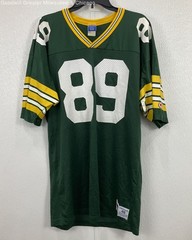 Champion Mens Green Solid Mark Chmura 89 Packers Football Athletic Jersey