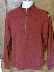 EUC Adidas Equipment EQT 184 Maroon Pullover 1/2 Zip Sweater Shirt Small S FS!