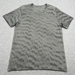 Lululemon Metal Vent Breathe Men’s Medium Gray Textured Crew Short Sleeve M3BTNS