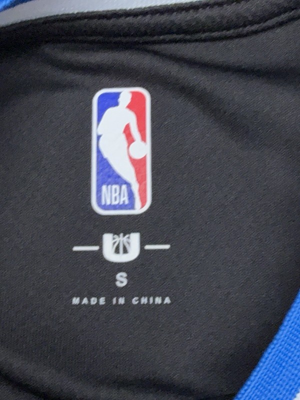 Dallas Mavericks NBA Ultra game Basketball Jersey Men’s Blue and Black Size S gallery