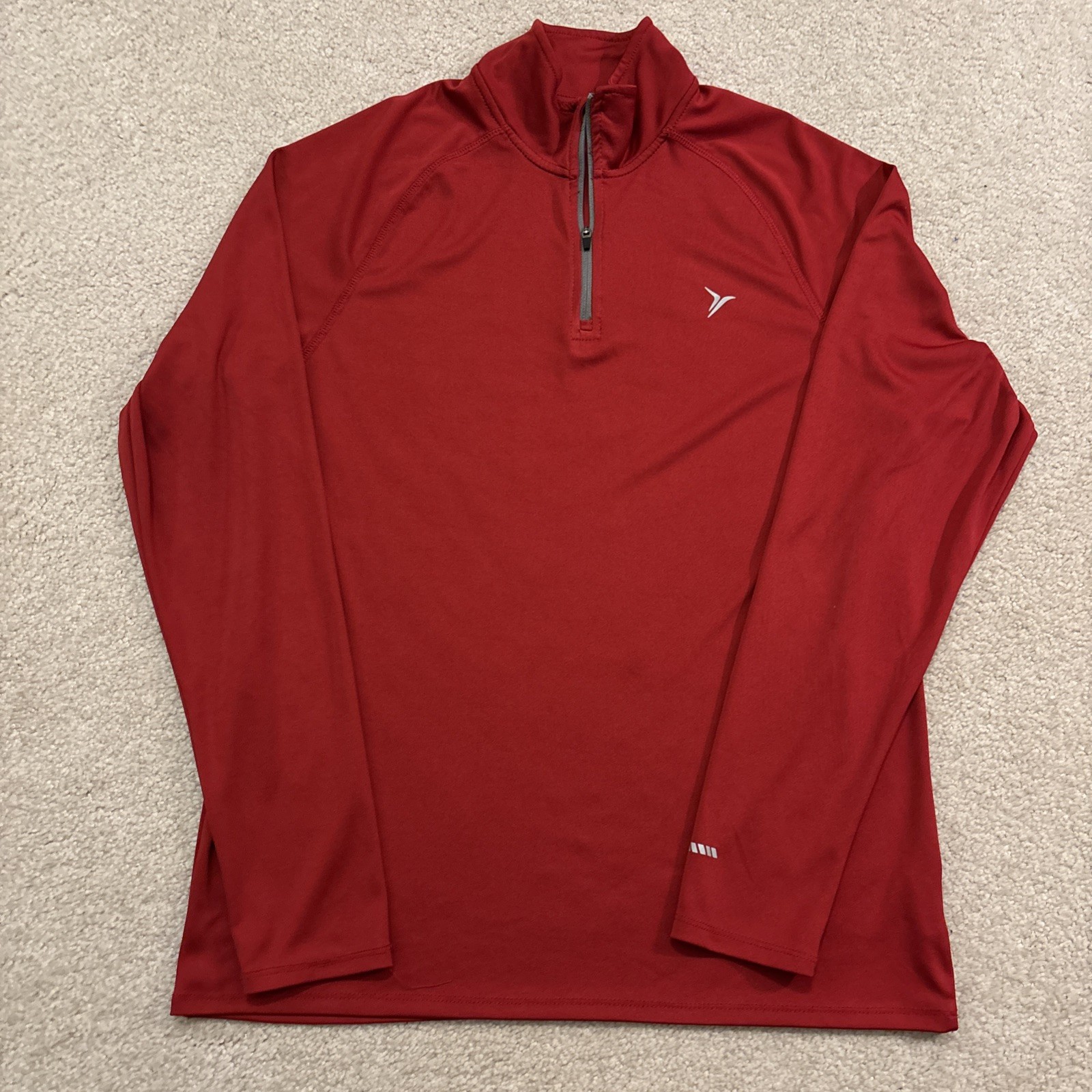 Old Navy Active Go-Dry Mens Medium Black Quarter Zip Pullover Long Sleeve Shirt gallery