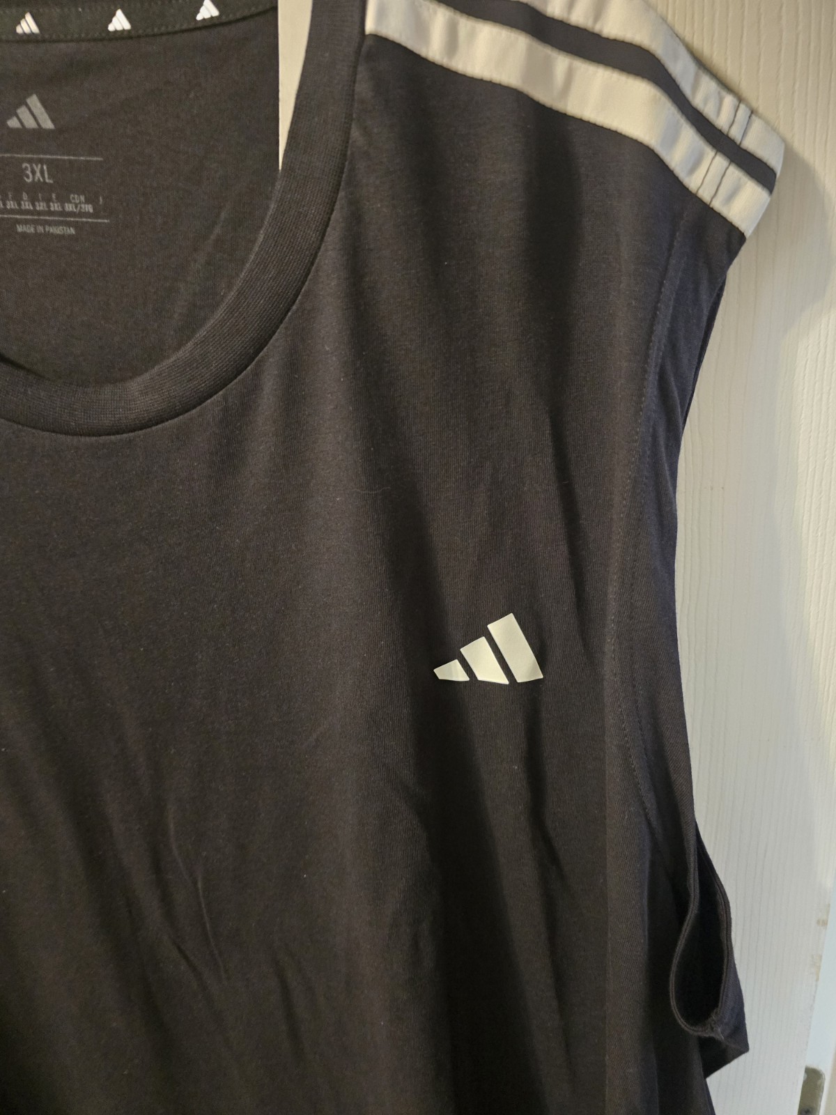 Adidas 3S CO SL Black & White Sports Training Tank Top KS7815 Basketball 3XL NEW gallery
