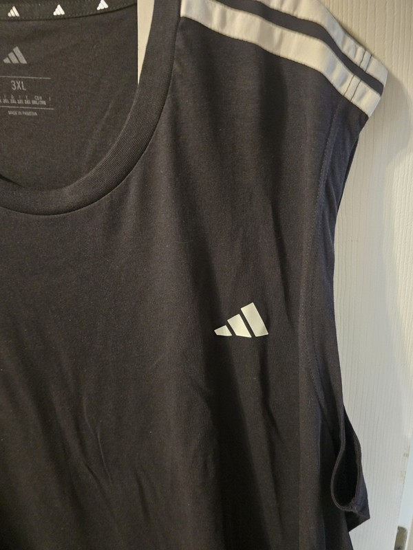 Adidas 3S CO SL Black & White Sports Training Tank Top KS7815 Basketball 3XL NEW gallery