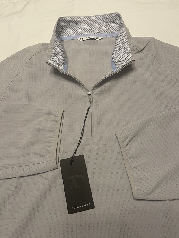 NWT 7 Diamonds Oxygenate 1/4 Zip Pullover Size XL Anti-Odor Quick Dry Vapor gallery