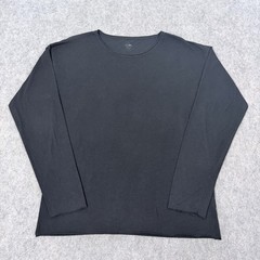 Alo Crewneck Stretch Activewear Long Sleeve T-Shirt Fits Men’s Size Medium Black