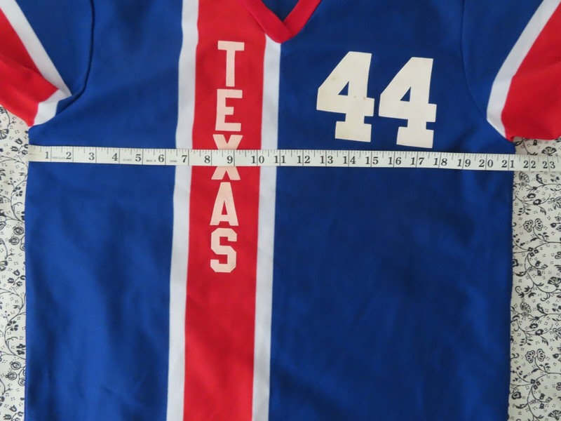 vtg rare MLB texas rangers southern athletic baseball jersey size L #44 gonzalez gallery