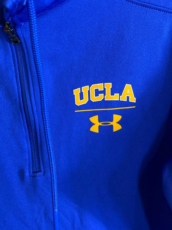 WOMENS Under Armour UCLA Bruins Zip LONG SLEEVE SWEATER PULL OVER SHIRT XS gallery