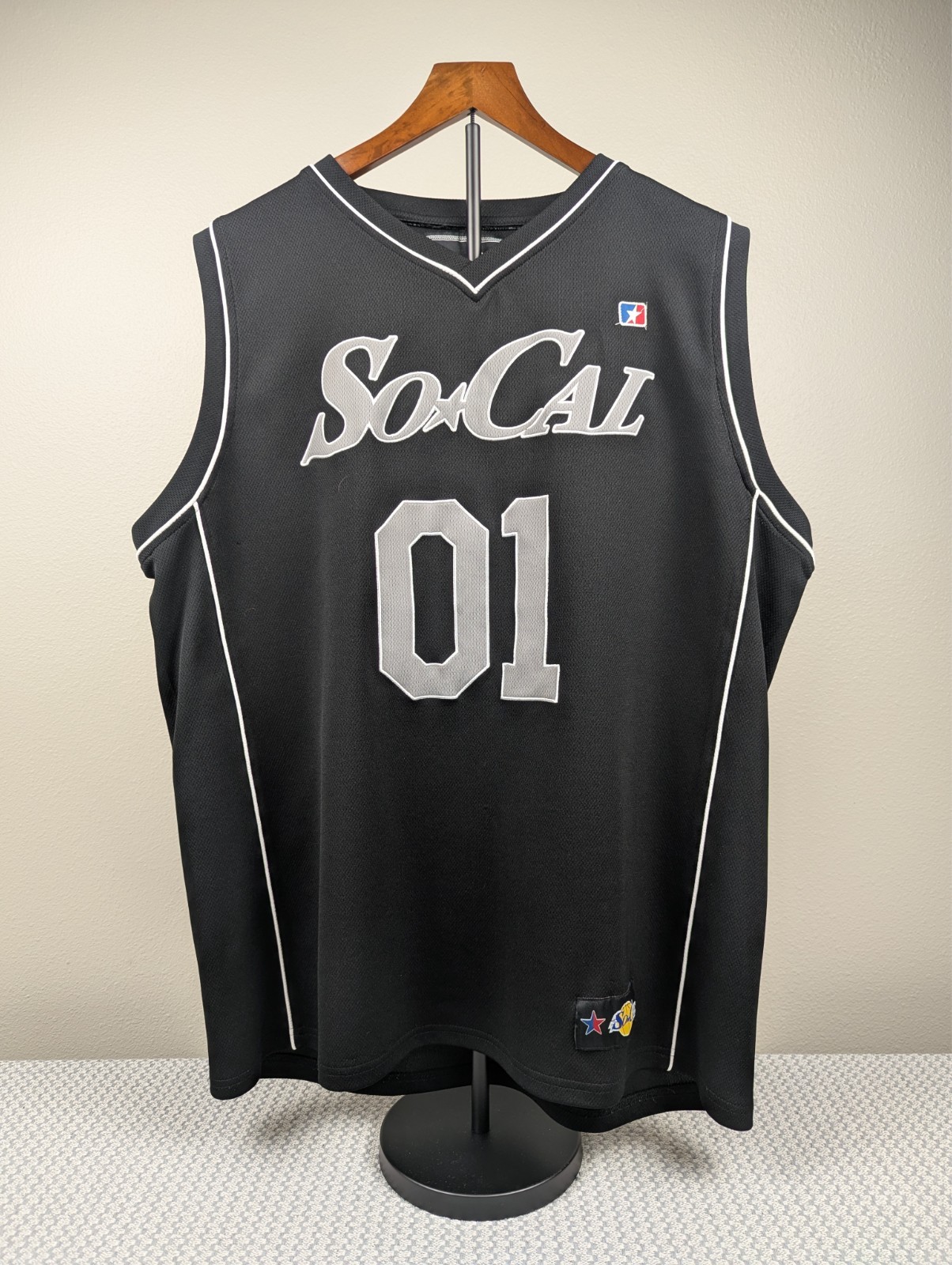 So*Cal Black Basketball Jersey XL Hotcakes KJ6703 Mesh Tank Vintage Y2K gallery