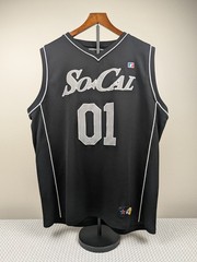 So*Cal Black Basketball Jersey XL Hotcakes KJ6703 Mesh Tank Vintage Y2K