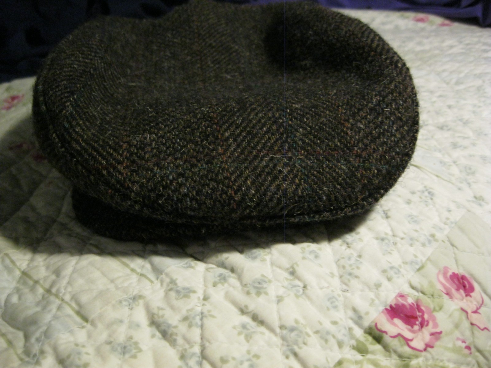 Cabbie's hat, mens medium, excellent, brown wool gallery