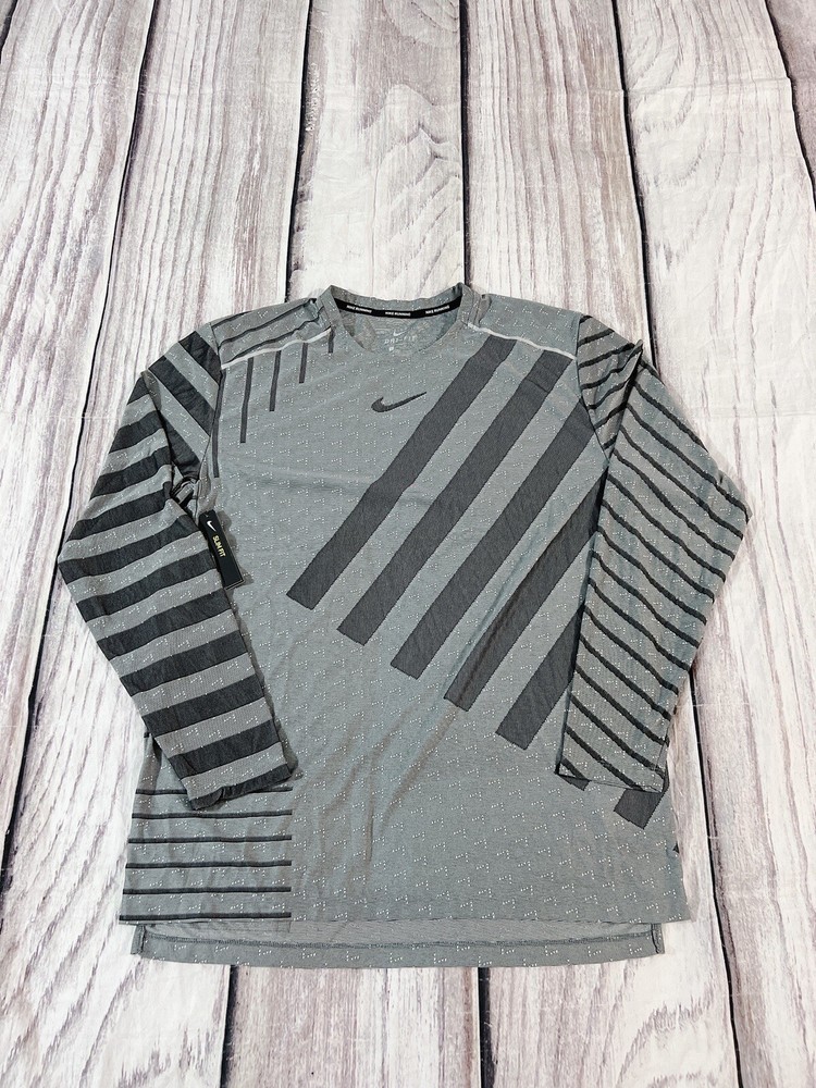 $80 Nike Golf Tour Performance Dri-Fit Men’s Shirt Gray BV5392-097 Sz Large (N)
