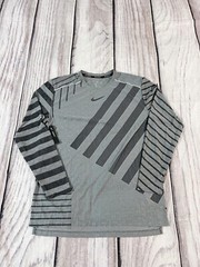 $80 Nike Golf Tour Performance Dri-Fit Men’s Shirt Gray BV5392-097 Sz Large (N)