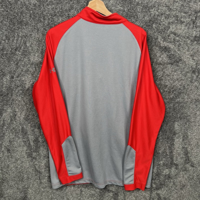 Under Armour Pullover Men’s 2XL Red 1/4 Zip Long Sleeve Golf Ryder Cup gallery