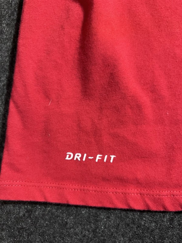 Nike Dri-FIT Nike Tee Men's 3XL Red Athletic Fit Short Sleeve Crew Neck gallery