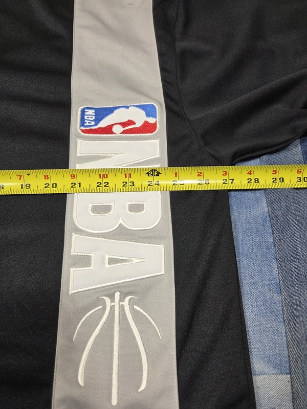 NBA Elevation Black and Silver Warm Up Jumpsuit Set gallery