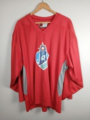 Vintage Dangler Sport Lighthouse Keeper Men’s Jersey NY Islanders 1990s Sz L Red