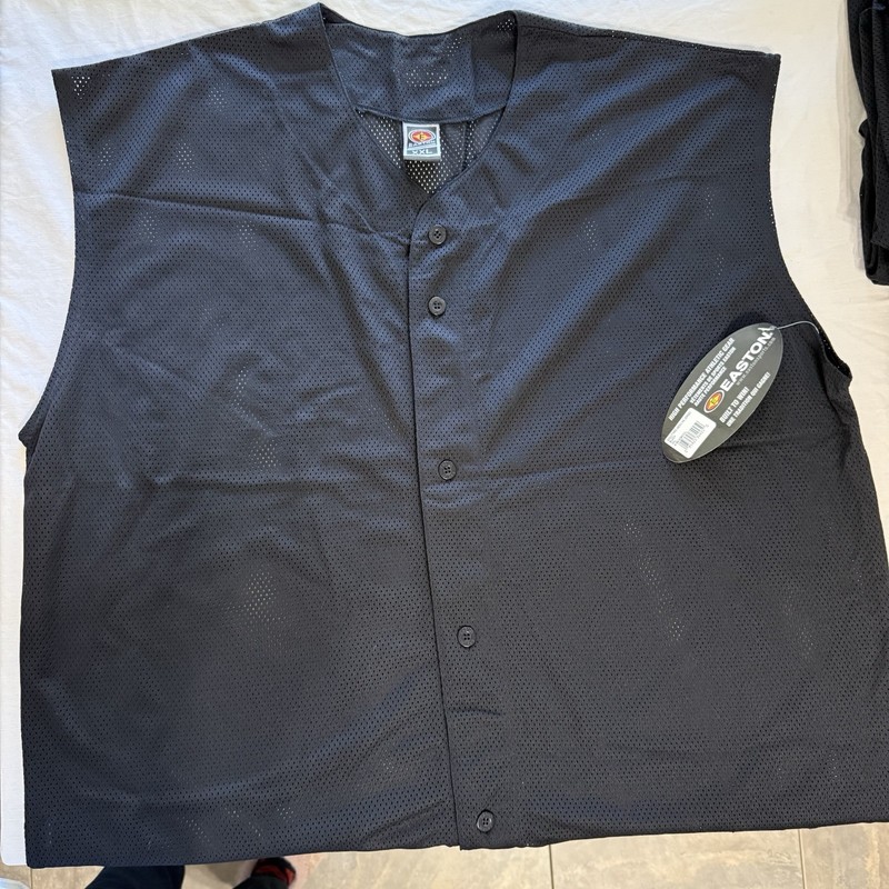 BRAND NEW Easton Adult Large Pro Mesh Jersey Black gallery