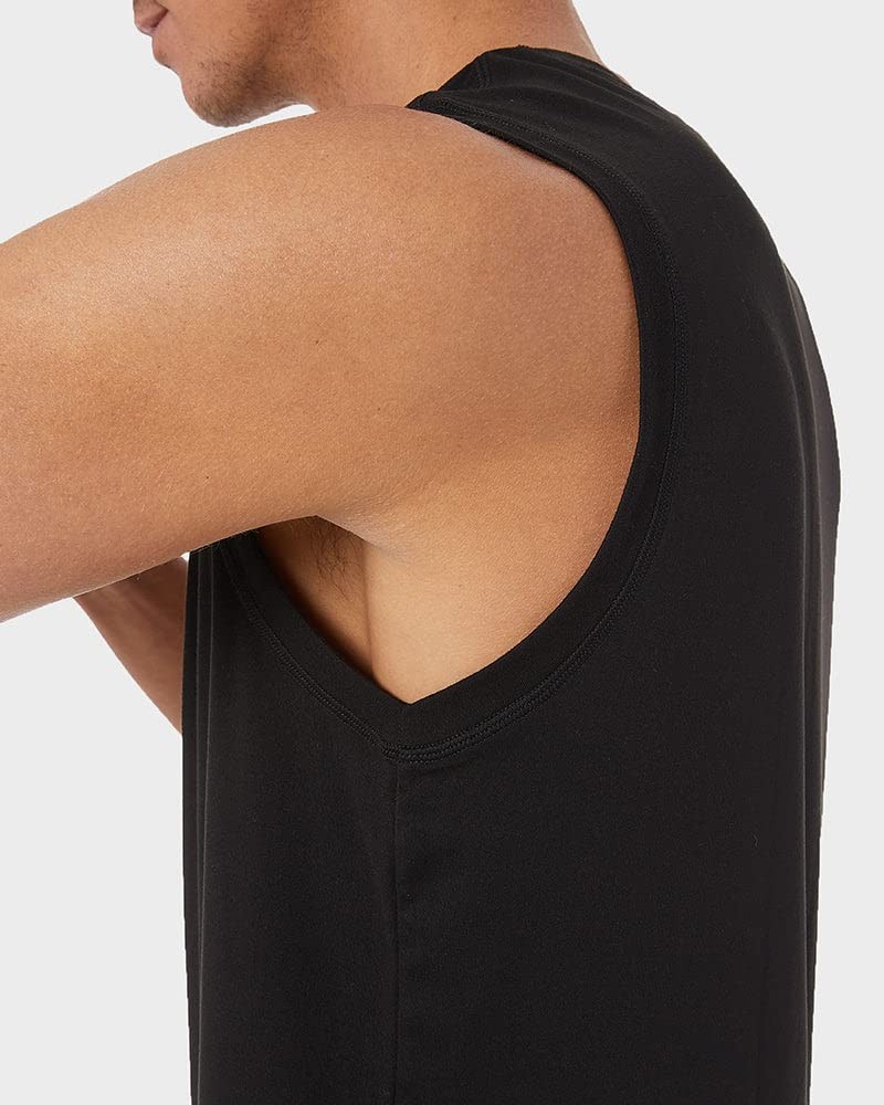 32 DEGREEES Men's Cool Classic Relaxed Tank | Anti-Odor | X-Large, Black gallery