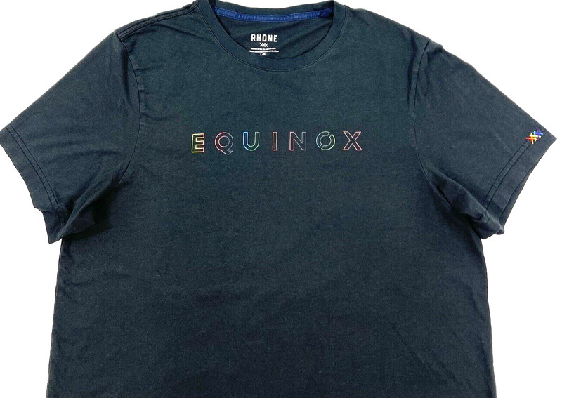 Rhone Equinox Reign T-Shirt Mens Size Large Short Sleeve Organic Pima Cotton gallery