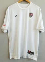 NIKE Dri Fit Team USA SOCCER White Shirt Men’s Size XL Training Warmup