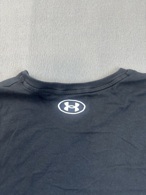Under Armour Project Rock Respect Black T-Shirt Mens Size Large Tee Loose gallery