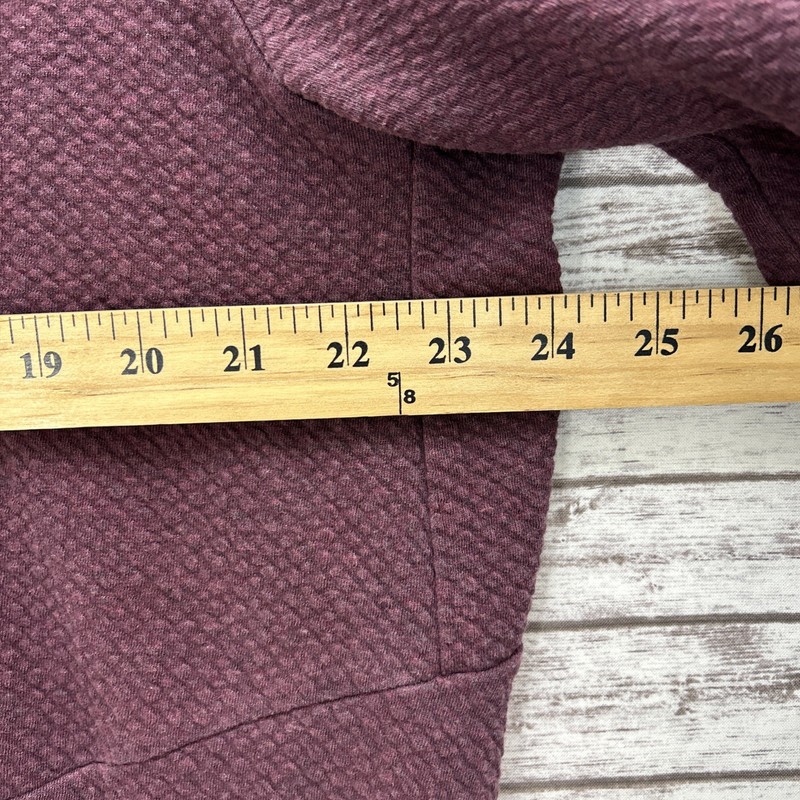 Lululemon At Ease 1/2 Zip Pullover Textured Double Knit Burgundy Men's XL gallery