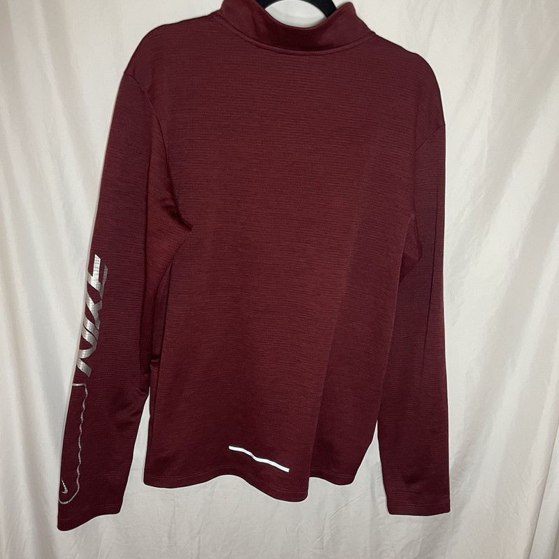 Nike Dri-FIT Mens Large Long-Sleeve Base Layer Half-Zip Running Top gallery
