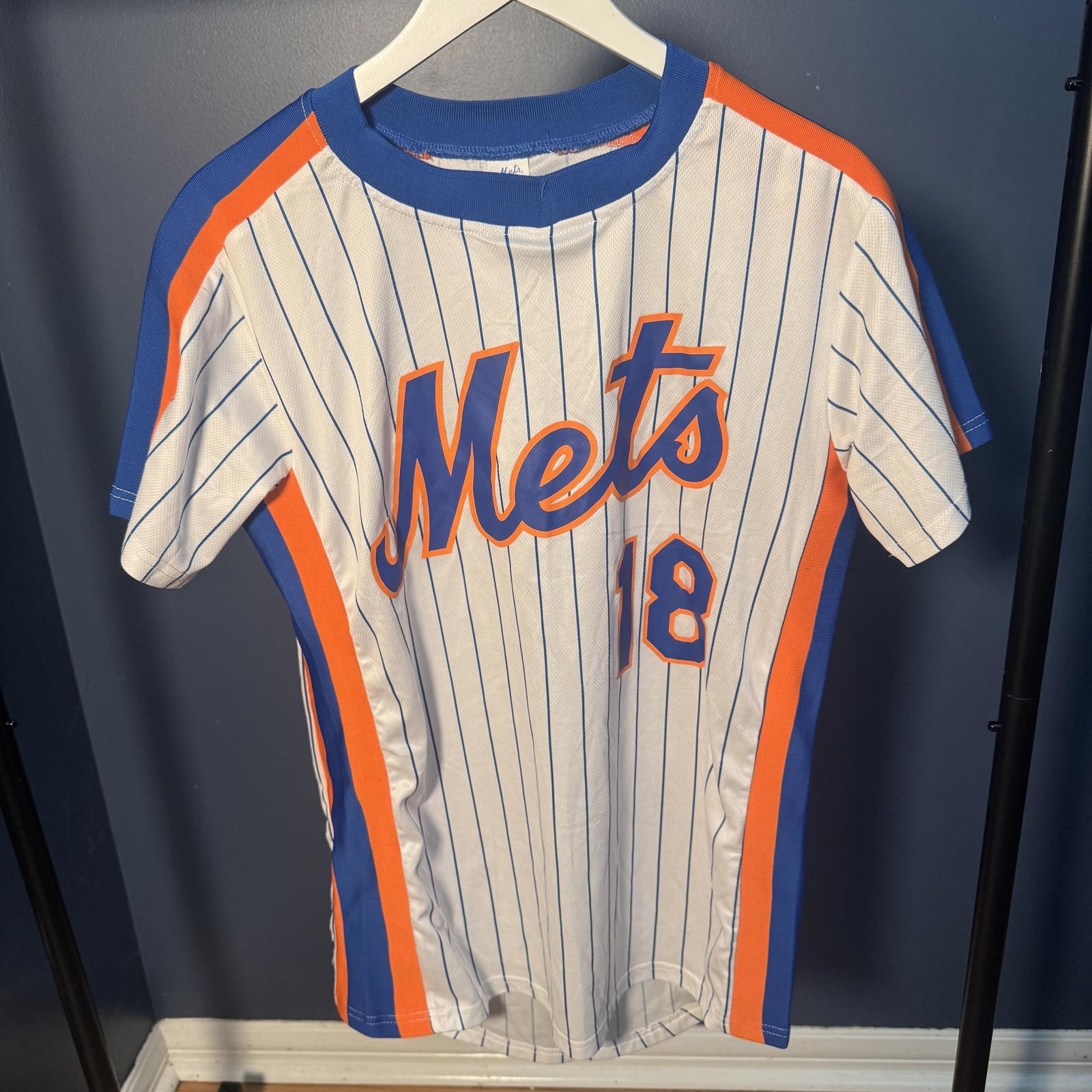 New York Mets #18 Strawberry Limited Edition Promotional Fan Jersey Adult S gallery