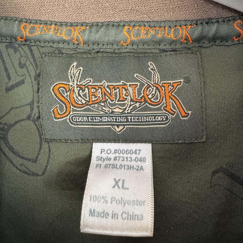 ScentLok Savanna EX Shirt Mens XL Brown Realtree Camo Long Sleeve Hunting gallery
