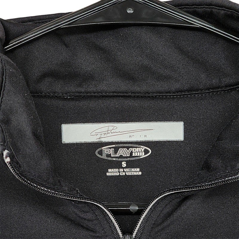 Greg Norman 1/4 Zip Pullover S Men Black Play Dry Golf Active Breathable gallery