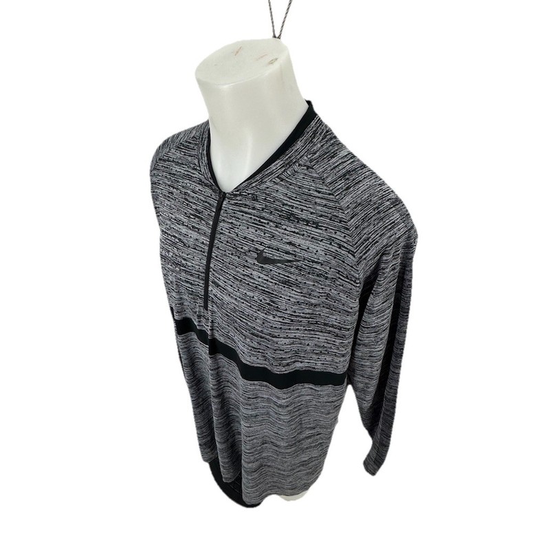 Nike Golf 1/2 Zip Pullover Men XL Gray Long Sleeve Shirt 892221-012 CUSTOM Z01 gallery