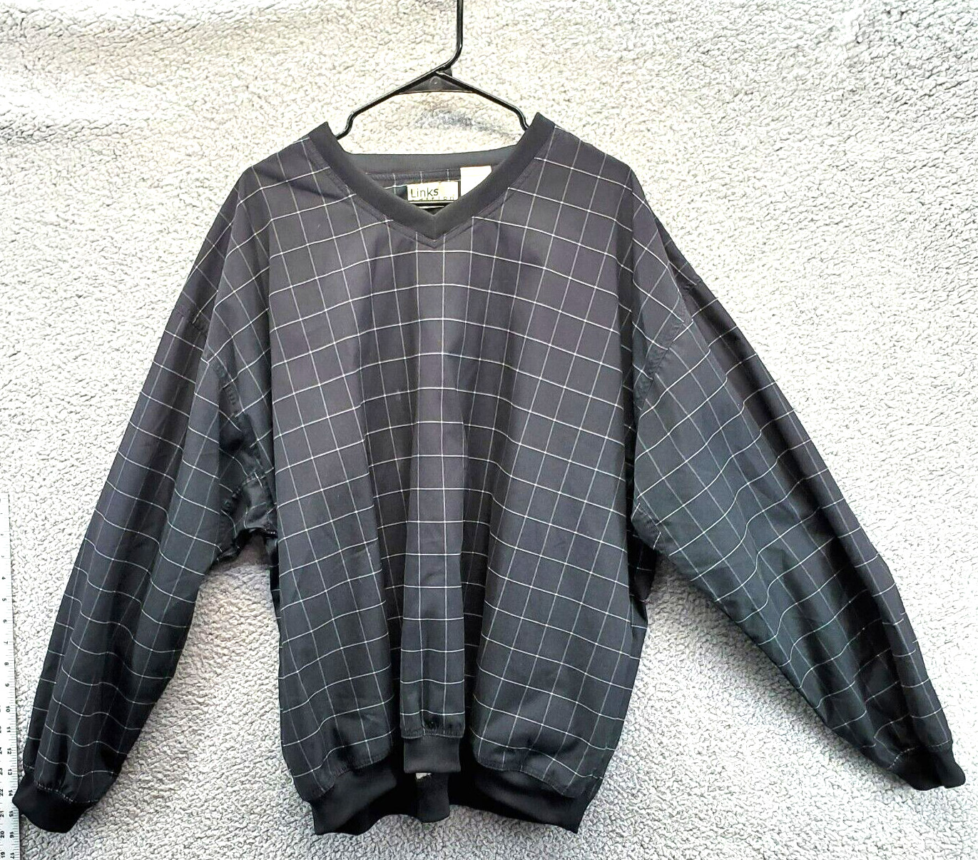 Links Edition Golfwear Men's Black Pullover Top Water Resistant Long Sleeve XL gallery
