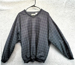 Links Edition Golfwear Men’s Black Pullover Top Water Resistant Long Sleeve XL
