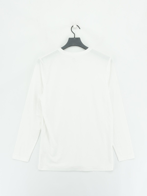 John Lewis Men's T-Shirt M White Polyester with Viscose, Elastane Basic gallery