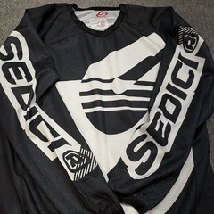 Sedici Apparel Long Sleeve Motocross Jersey T-Shirt Mens S – Black and White