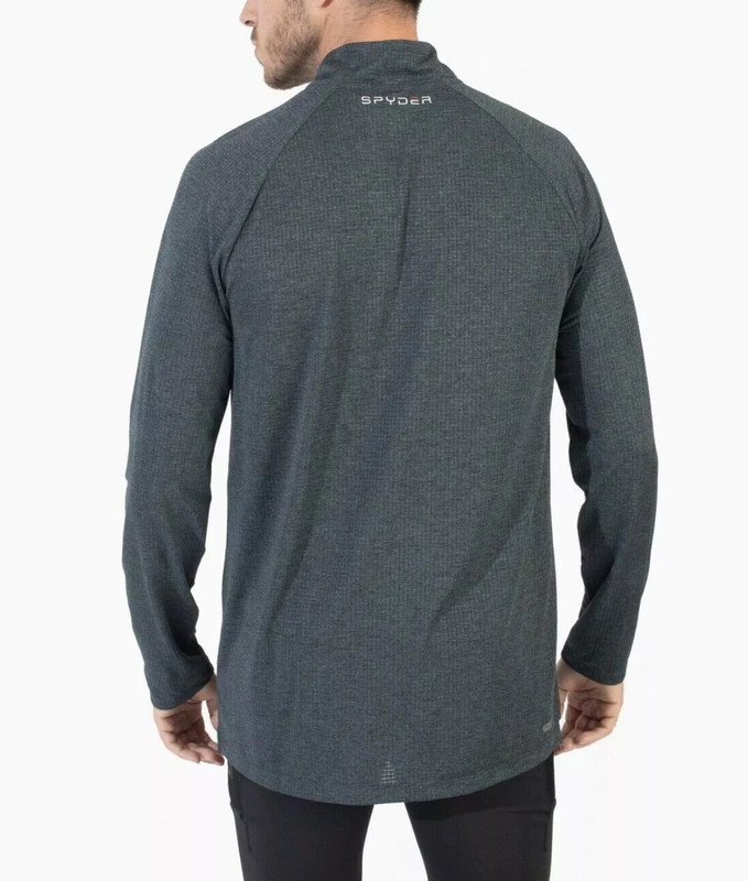 Spyder Active Men's 1/4 Zip Long Sleeve Light Weight Pullover gallery